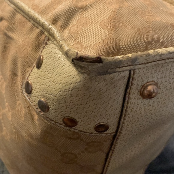 Authentic Vintage Gucci Tote purchased From @brandauthentic from GiGi🩷🩷🩷 - Picture 4 of 14